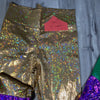 SALE - 2XL w/ 31" Inseam - Mardi Gras Bell Bottoms -  Tiered Flare Pants - Peridot Clothing
