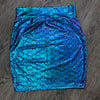 SALE - Pencil Skirt - Holographic Mermaid - Peridot Clothing
