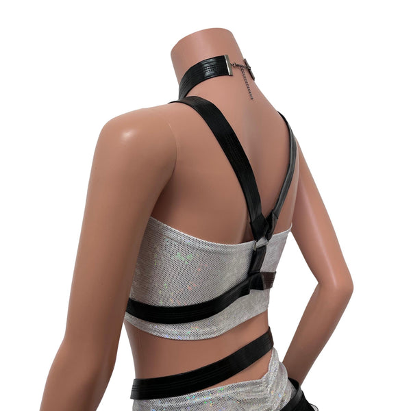 black-metallic-harness-top-  display picture 2