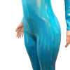Catsuit in Red Sky Blue Holographic - Peridot Clothing