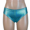 Jade Blue Holographic Cheeky Bikini - Peridot Clothing
