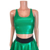 PowerPuff Girls BUTTERCUP Costume W/ Green Pencil Skirt and Crop Top - Peridot Clothing
