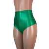 Scrunch High Waist Bikini - Green Sparkle - Peridot Clothing
