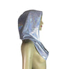 Silver Holographic Rave Hood - Peridot Clothing