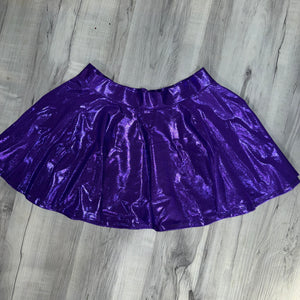 SALE - LARGE - Skater Skirt - Purple Mystique