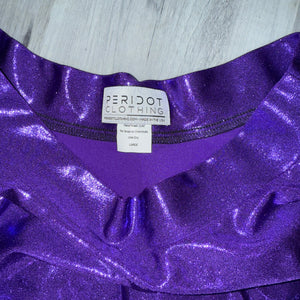 SALE - LARGE - Skater Skirt - Purple Mystique