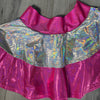 SALE - MEDIUM 12.5” 2-Layer Skater Skirt - Pink Holo W/ Opal