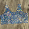 SALE - 3XLARGE Holographic Cracked Ice Ruched Crop Top