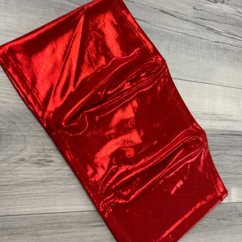 SALE - Red Metallic Tube Top - Peridot Clothing
