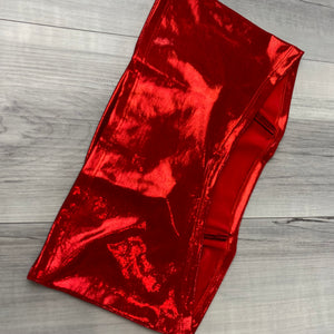 SALE - Red Metallic Tube Top - Peridot Clothing