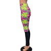 SALE - SMALL Optima Neon High-Waisted Ruched Leggings Pants