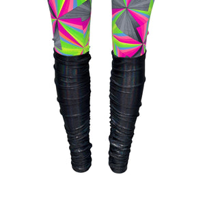 SALE - SMALL Optima Neon High-Waisted Ruched Leggings Pants