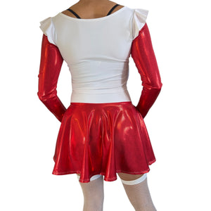 Strawberry Girl Costume – 2-Piece Skater Set (Thigh-Highs Not Included)
