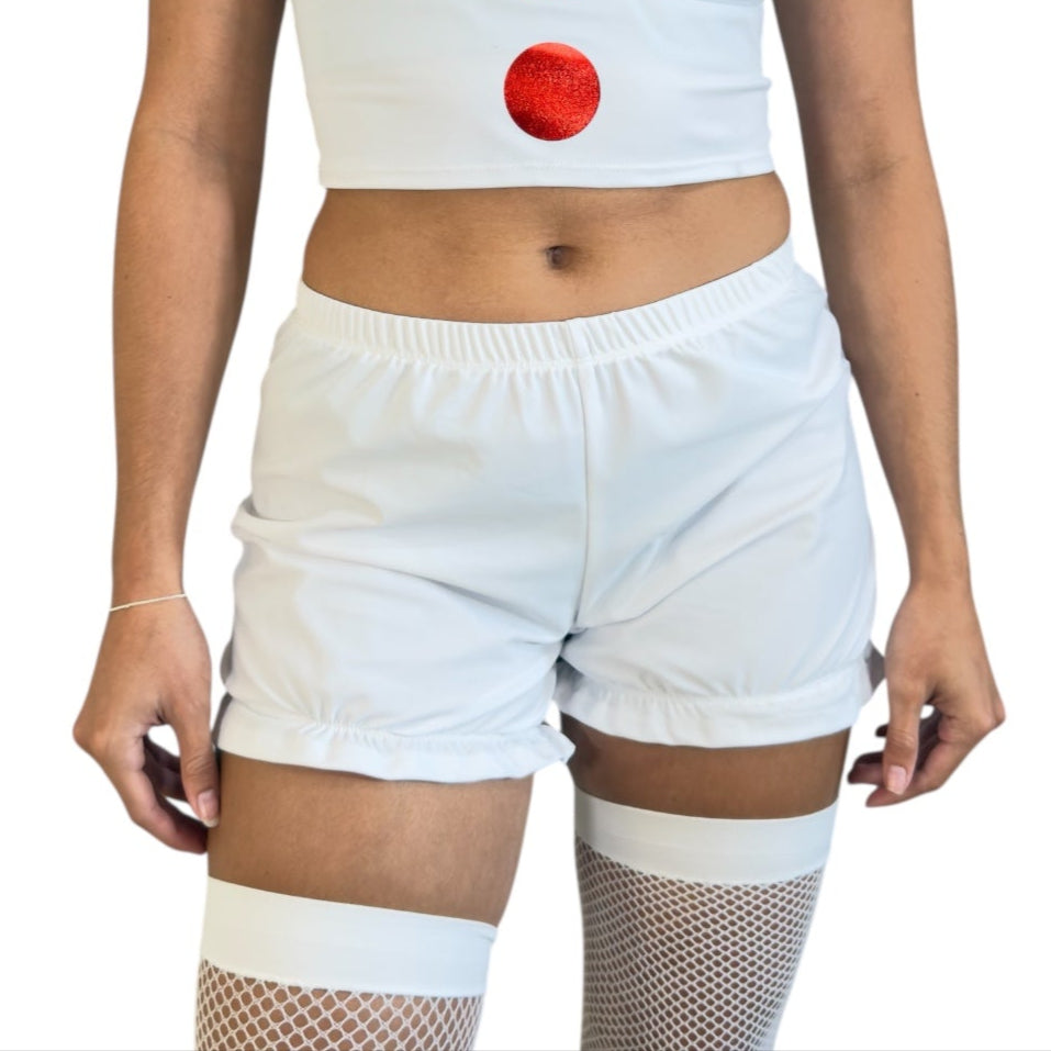 Bloomers in Silver Metallic for New Orleans Pussyfooters