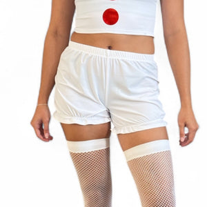Bloomers in Silver Metallic for New Orleans Pussyfooters