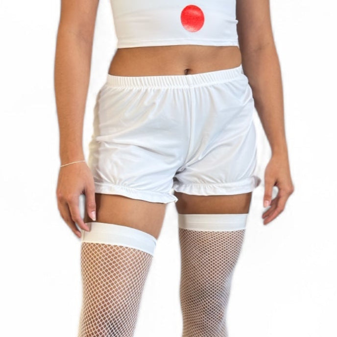 Bloomers in Silver Metallic for New Orleans Pussyfooters