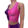 Cheshire Rave Outfit - Pink/Purple Sparkle Festival Set - Peridot Clothing