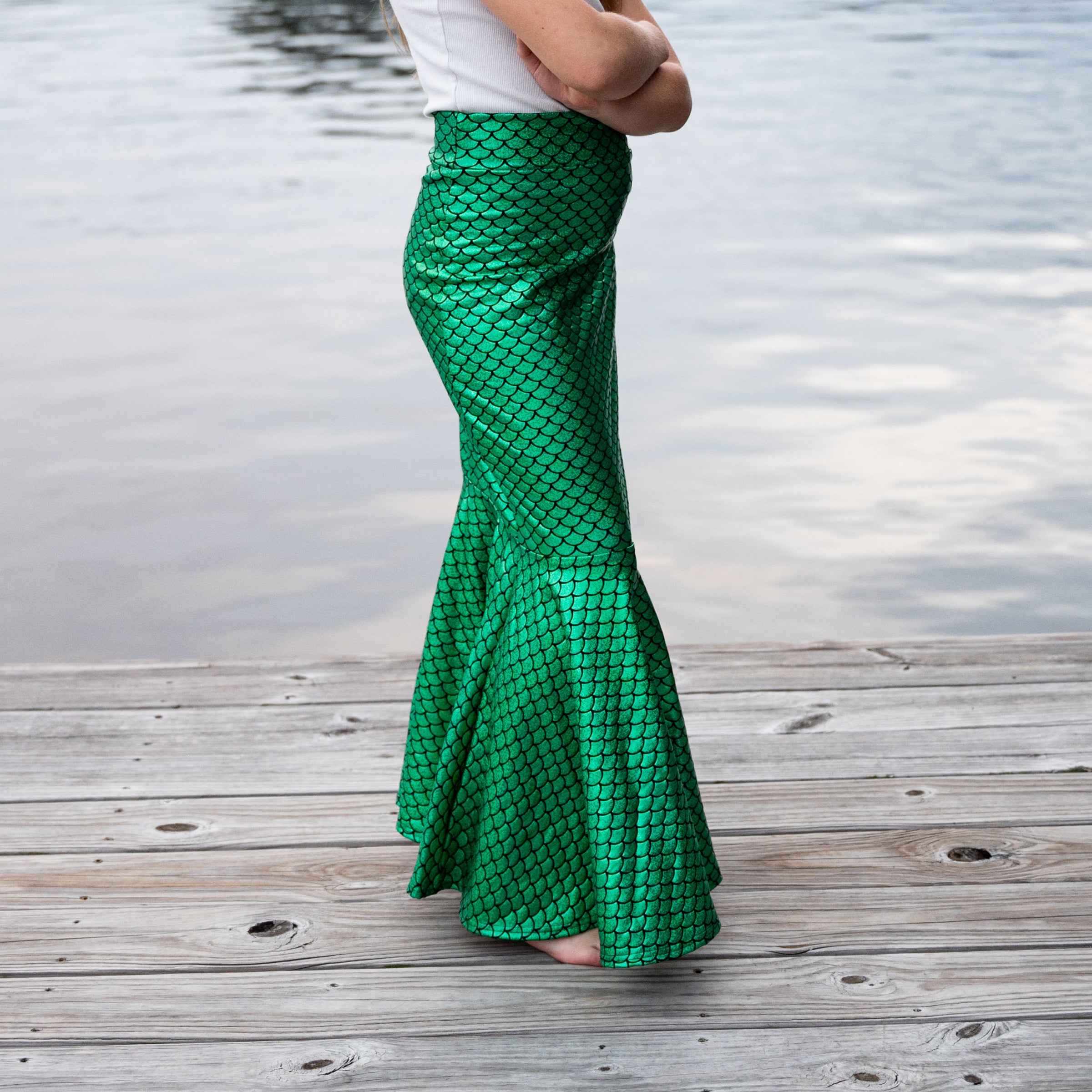 mermaid skirt fancy dress Green Sequin Mermaid Costume Mini Skirt Adult XS