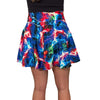 SALE - XL Skater Skirt - Sparkle Cosmic Thunder UV Glow