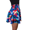 SALE - XL Skater Skirt - Sparkle Cosmic Thunder UV Glow