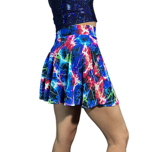 Skater Skirt - Cosmic Thunder Sparkle