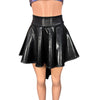 Dragon Tail Skirt in Black Metallic