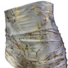 Ruched Booty Shorts - Gold on White Cracked Ice