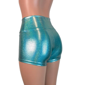 Booty Shorts in Silver Metallic for New Orleans Pussyfooters