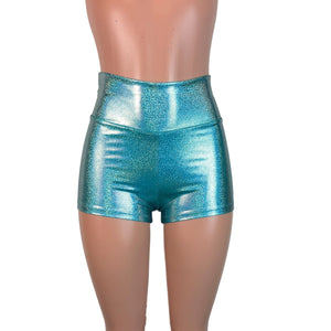 Booty Shorts in Silver Metallic for New Orleans Pussyfooters