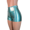 Booty Shorts in Silver Metallic for New Orleans Pussyfooters