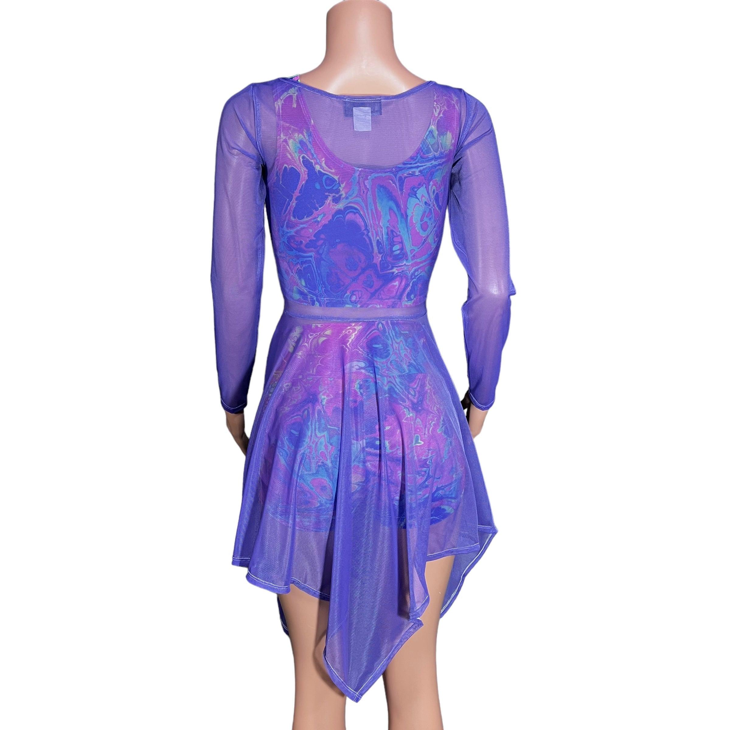 lavender mesh dress Kate Glitter Mesh Mini Dress - Lavender