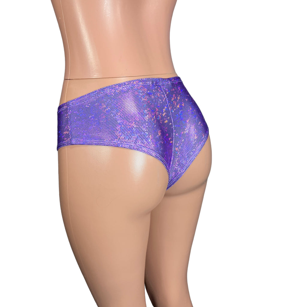 Lavender Shattered Glass Cheeky Bikini Bottom