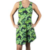 Hawaiian Leaves A-line Mini Dress w/Pockets