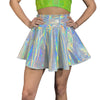 SALE - 3XL or 4XL - Opal Holographic Skater Skirt