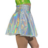 SALE - 3XL or 4XL - Opal Holographic Skater Skirt