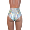 Ruched Bikini Hot Pants in Silver Metallic for New Orleans Pussyfooters