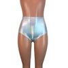 Ruched Bikini Hot Pants in Silver Metallic for New Orleans Pussyfooters