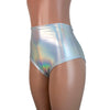 Ruched Bikini Hot Pants in Silver Metallic for New Orleans Pussyfooters
