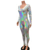 Catsuit in Opal Holographic Silver or Gold