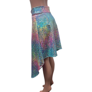 Long Cape Skirt - Rainbow Avatar - Unisex Men/Women Open-Front Skirt