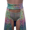 Long Cape Skirt - Rainbow Avatar - Unisex Men/Women Open-Front Skirt