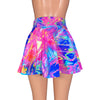 Pleated Skater Skirt - Rainbow Vapor - Peridot Clothing