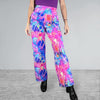 Rainbow Vapor Wide Straight Leg Relaxed Fit Pants - Peridot Clothing