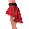 Hi-Lo Flip Skirt Mrs. Santa Clause Christmas Outfit in Red Mystique and Silver Shattered Glass