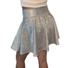 Silver Metallic Skater Skirt for New Orleans Pussyfooters