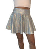 Silver Metallic Skater Skirt for New Orleans Pussyfooters