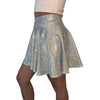 Silver Metallic Skater Skirt for New Orleans Pussyfooters