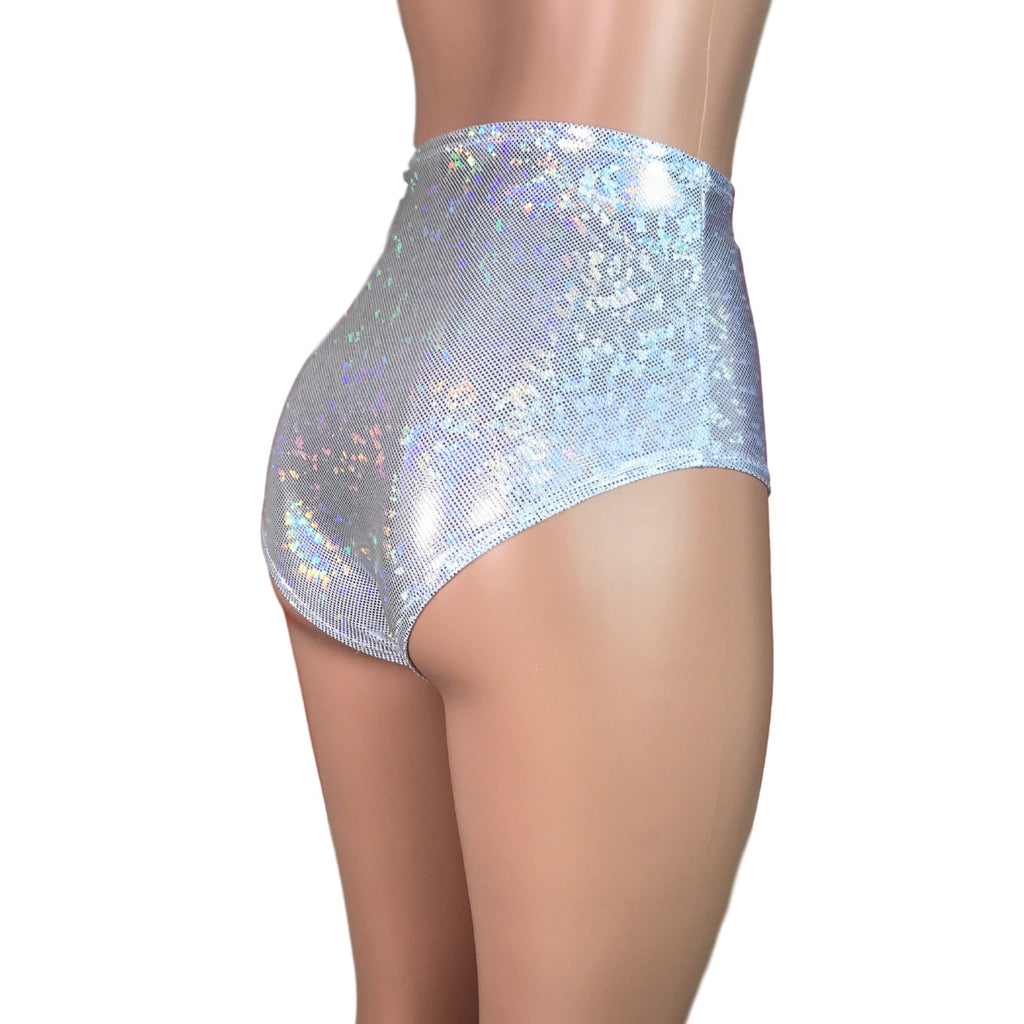 Bikini Bottom Hot Pants in Silver Metallic for New Orleans Pussyfooters