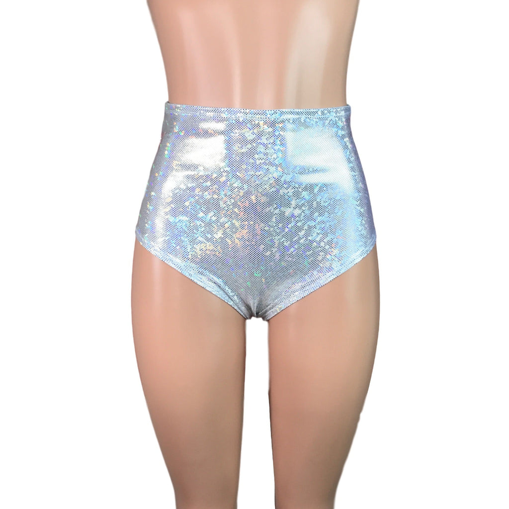 Bikini Bottom Hot Pants in Silver Metallic for New Orleans Pussyfooters
