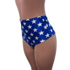 Stars Scrunch Bikini - High Waisted Brazilian Bikini Bottom